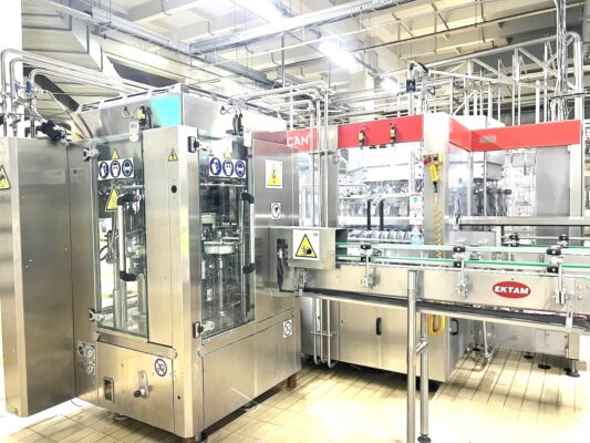 Krones-SIDEL-KHS - napełniarka-etykieciarka-pasteryzator tunelowy