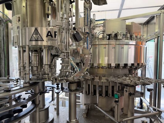 SIDEL-KRONES-KHS-PET-blow-moulder-syrup-room