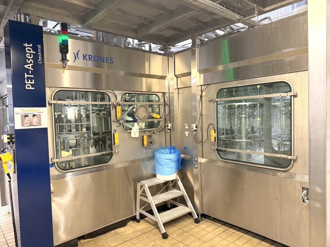 SIDEL-KRONES-KHS-PET-blow-moulder-syrup-room