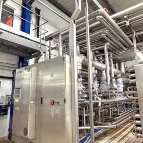 SIDEL-KRONES-KHS-PET-blow-moulder-syrup-room